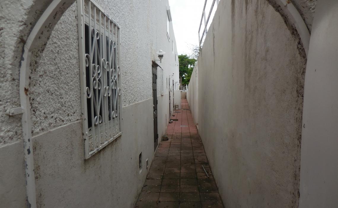 back entrance to Villa Daron Almond Grove