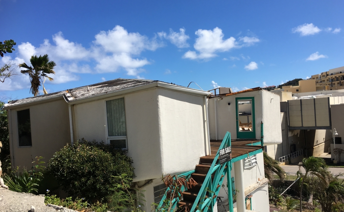 Hurricane Damaged building with 4 units 1 Bedroom 