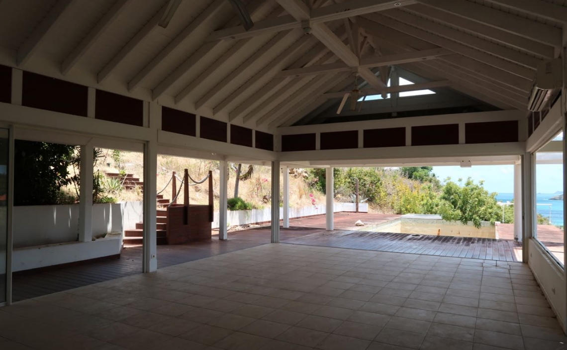 Main building pool and terrace