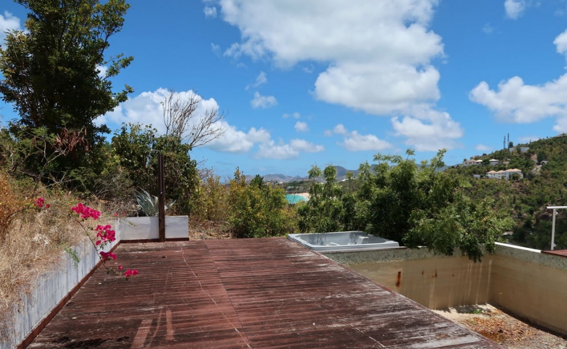 Terrace and pool