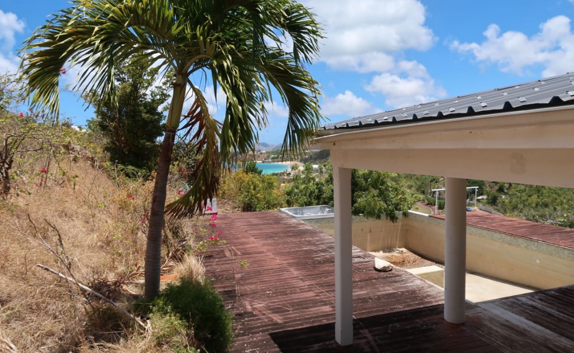 Terrace and pool