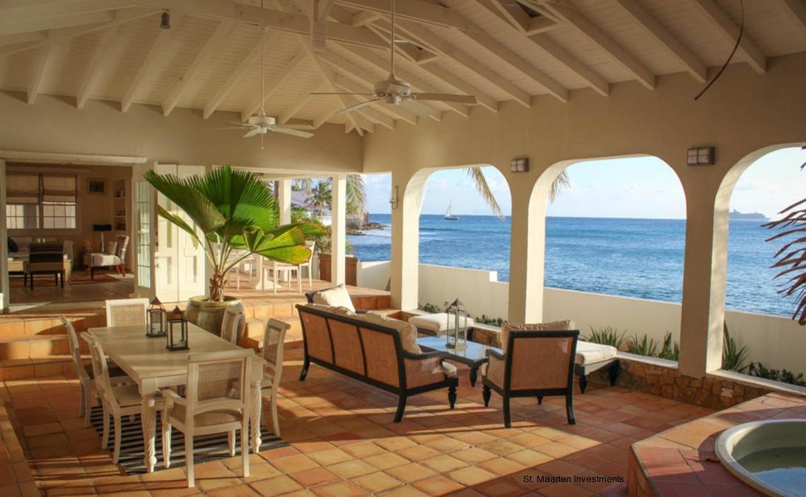 large living room outdoor casa del mare